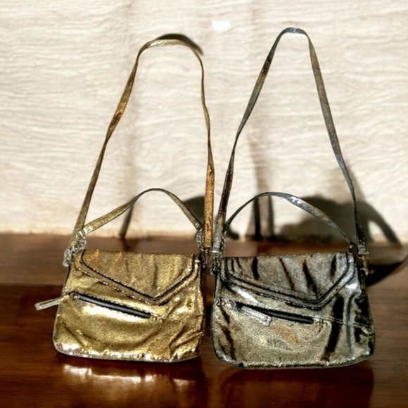 UK style French Crossbody bags gold silver silver bundle (2) pie bundle - Picture 1 of 16